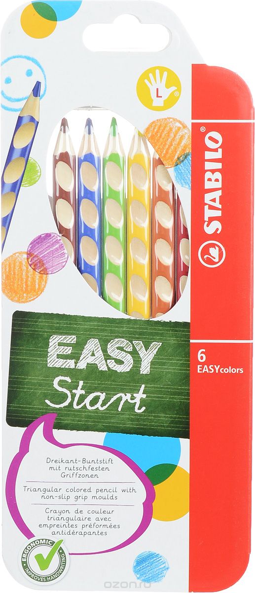 Stabilo    Easycolors   6 