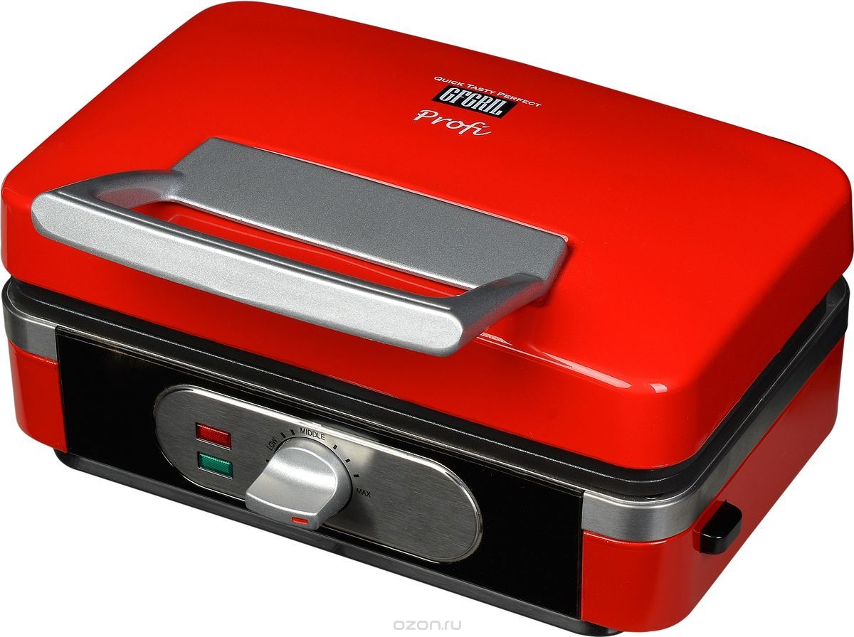  GFgril GF-040 Waffle-Grill-Toast, Red 3  1